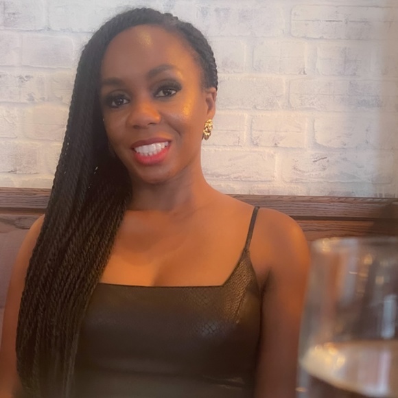 bebe faux leather dress - Picture 2 of 3